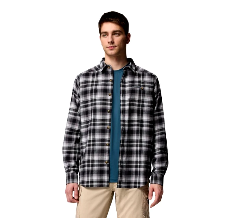 Columbia Columbia Ανδρικό Πουκάμισο Cornell Woods™ Flannel 1617951-009 Μαύρο