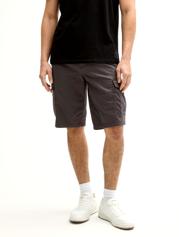 Tom Tailor Tom Tailor Ανδρική Cargo Shorts Βερμούδα 1044709-37217 Γκρι