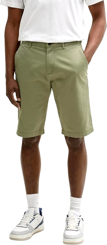 Tom Tailor Tom Tailor Ανδρική Βερμούδα Regular Fit Chino Shorts 1044833-10905 Λαδί
