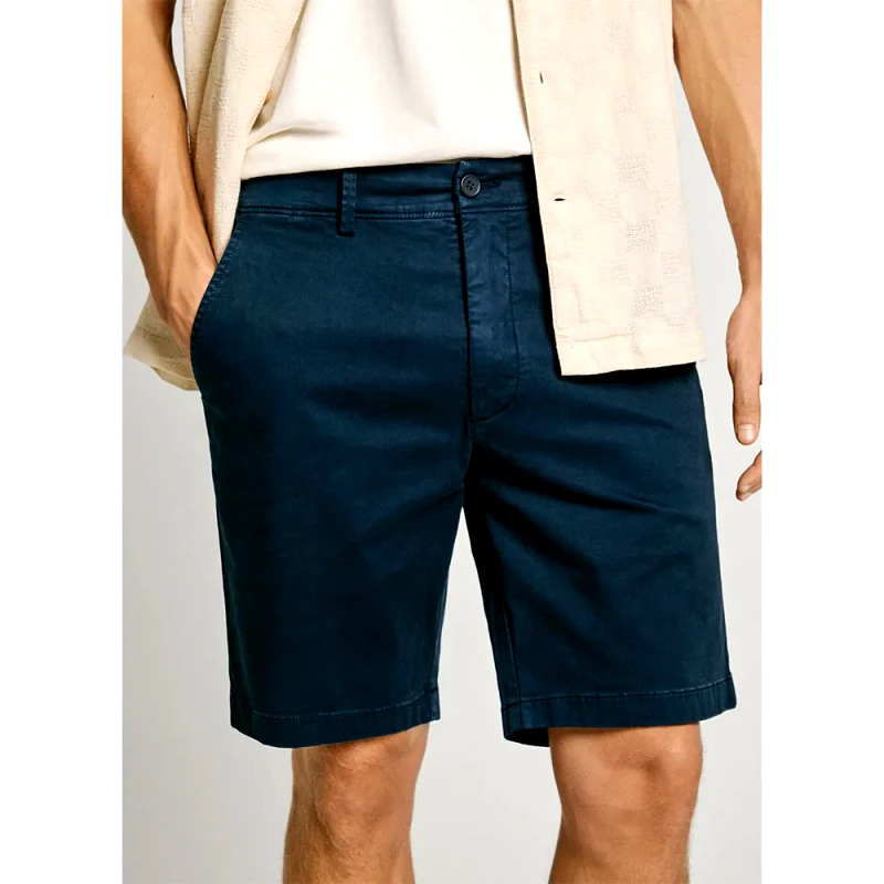 Pepe Jeans Pepe Jeans Ανδρική Βερμούδα Regular Chino Short PM801181-594 Μπλε