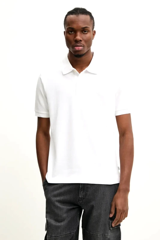 Guess Guess Ανδρική Μπλούζα Polo M4BP29KCJV1-G011 Λευκό