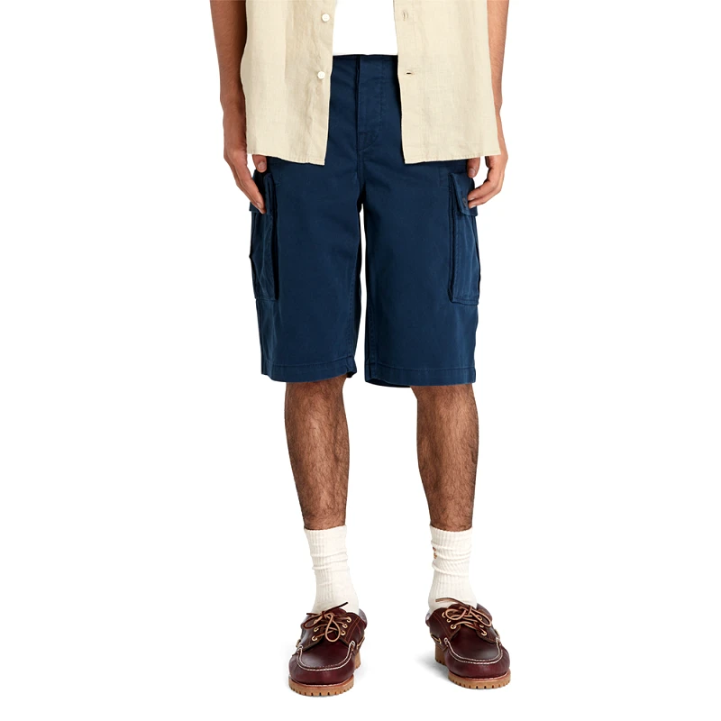 Timberland Timberland Ανδρική Βερμούδα Brookline Twill Cargo Short TB0A5U1B433 Μπλε