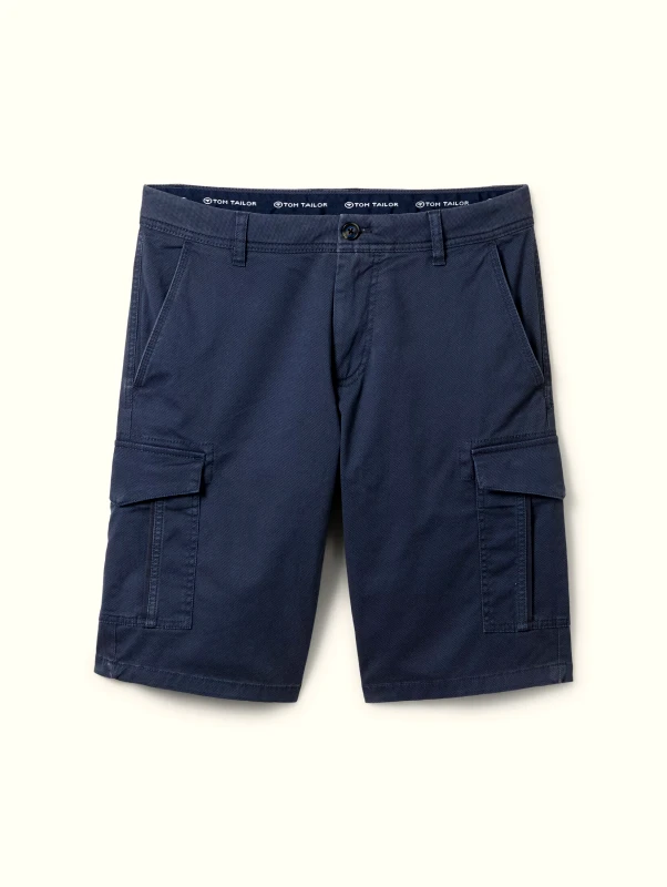 Tom Tailor Tom Tailor Ανδρική Cargo Shorts Βερμούδα 1040226-34672 Μπλε