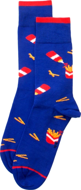 Cotboxer ΚΑΛΤΣΕΣ ΑΝΔΡΙΚΕΣ COTBOXER Ketchup & Fries ΟΝΕ ΣΙΖΕ 40-46
