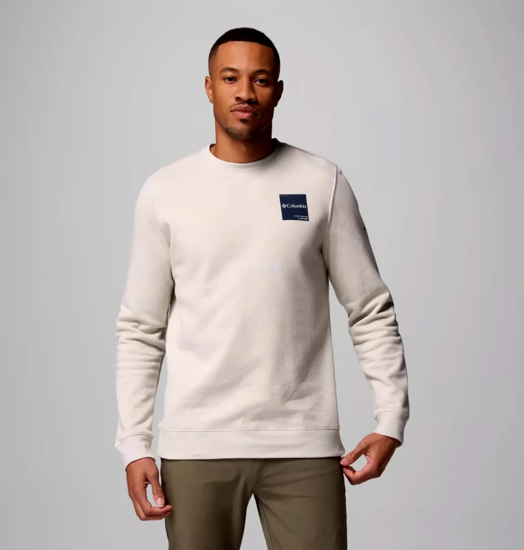 Columbia Columbia Ανδρικό Φούτερ Λαιμόκοψη Trek™ Crew 1957933-282 Μπεζ