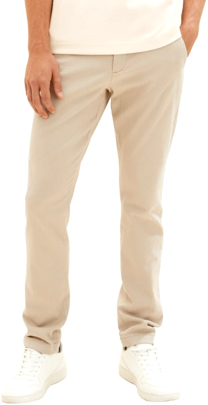 Tom Tailor Tom Tailor Ανδρικό Παντελόνι Traveler Slim Chino With Belt 1037547-32285 Μπεζ