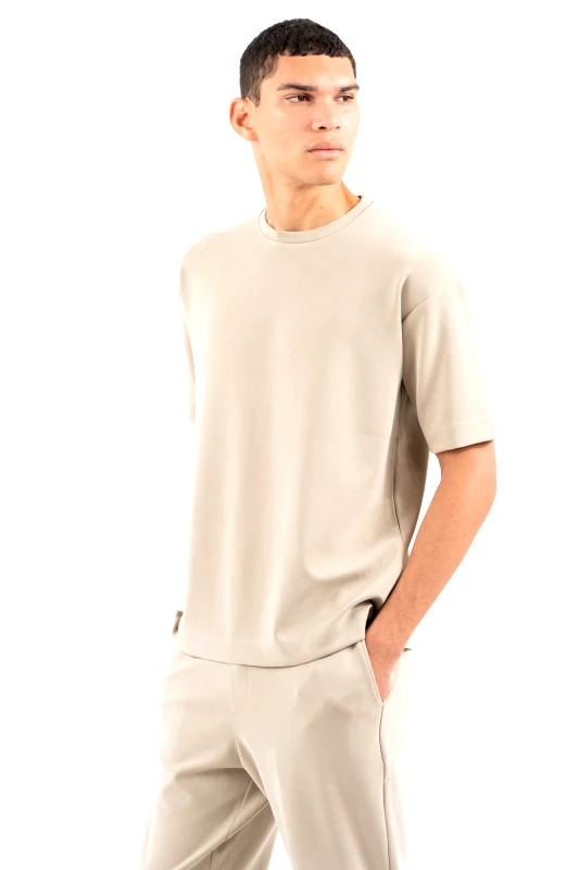 Vittorio Μπλούζα Vittorio 200-2526-JORDAN FANCO Μπεζ