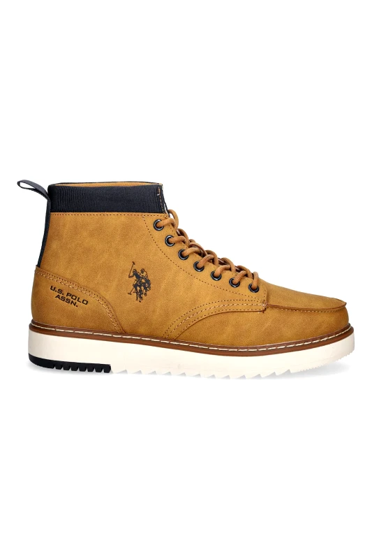 U.S. Polo ASSN. U.S. Polo Assn. Ανδρικά Μποτάκια LONDON001-TAN Κίτρινο