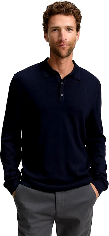 Tom Tailor Tom Tailor Ανδρικό Πουλόβερ Knitted Polo 1048007-13160 Μπλε
