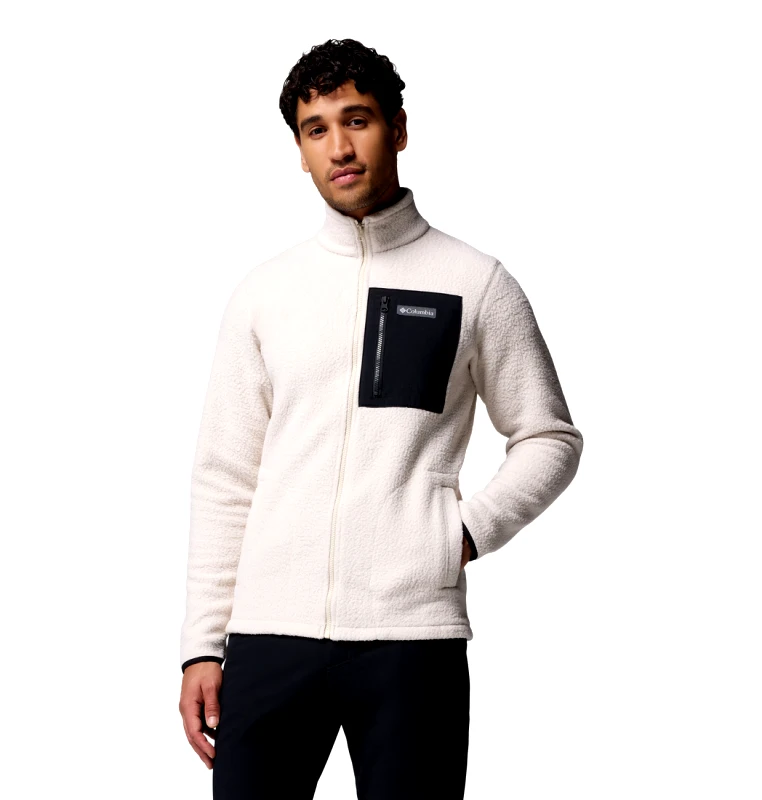 Columbia Columbia Ανδρική Ζακέτα Jasper Ridge™ Pebbled Full Zip Fleece 2142421-278 Εκρού