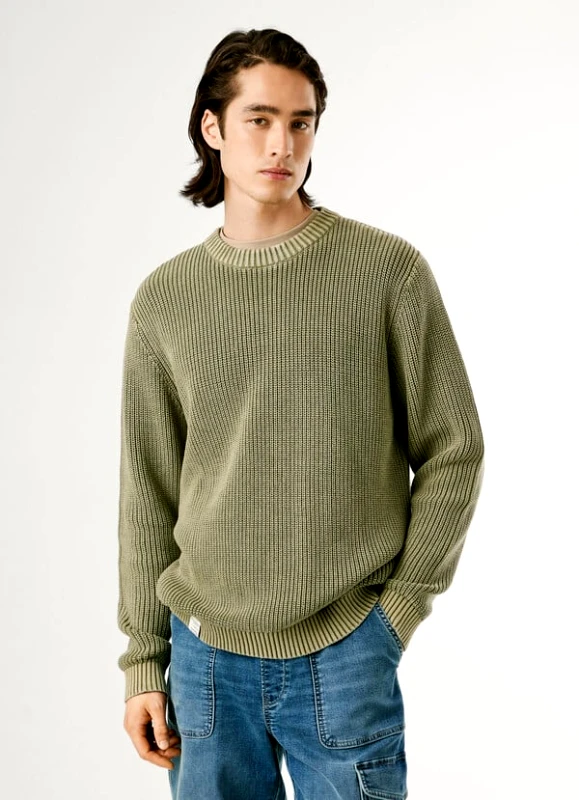 Pepe Jeans Pepe Jeans Ανδρικό Πλεκτό Λαιμόκοψη Parker Crew PM7000022-679 Πράσινο
