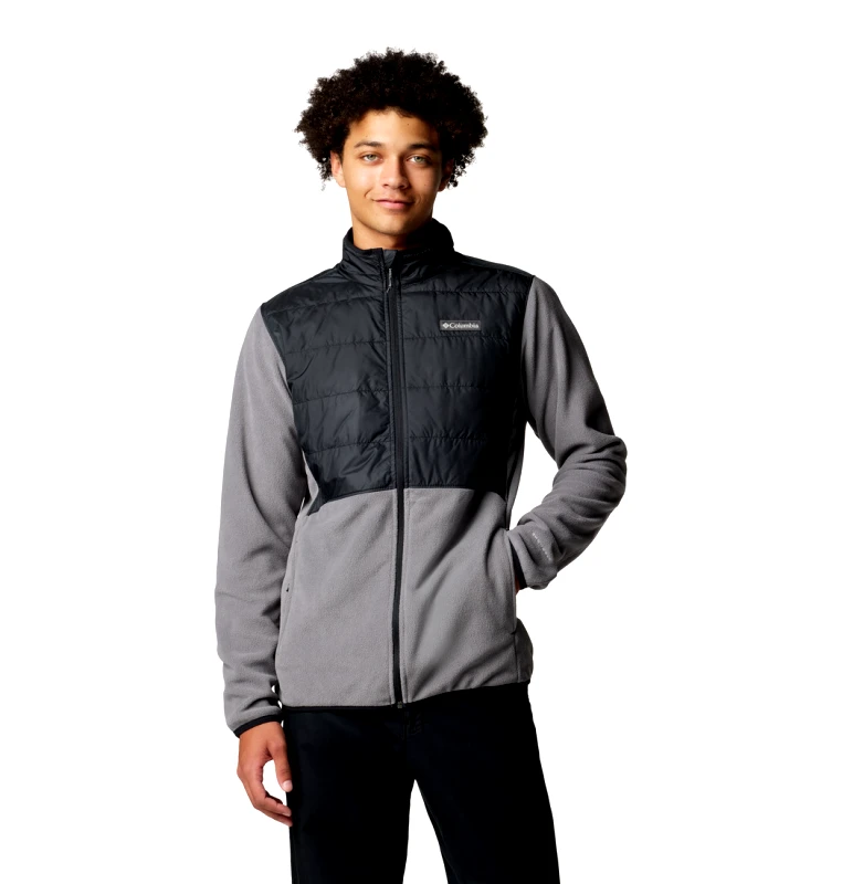 Columbia Columbia Ανδρική Ζακέτα Basin Butte™ Fleece Full Zip 2101761-023 Γκρι