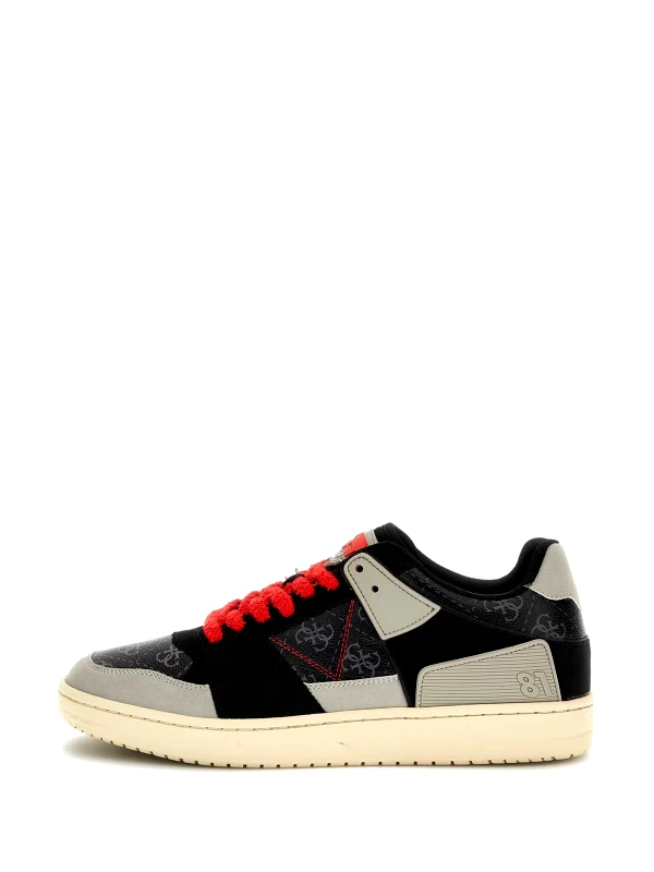Guess Guess Ανδρικά Sneakers Sava Με Λογότυπο 4g FMTSLLELL12-BLARE Μαύρο