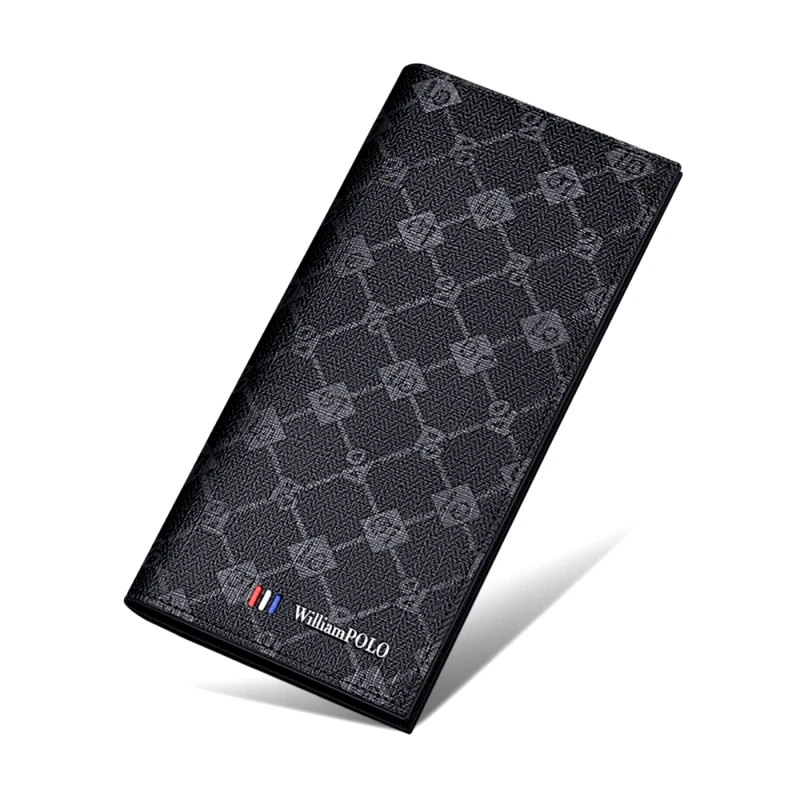 William Polo Ανδρικό πορτοφόλι PVC William Polo 221585 black