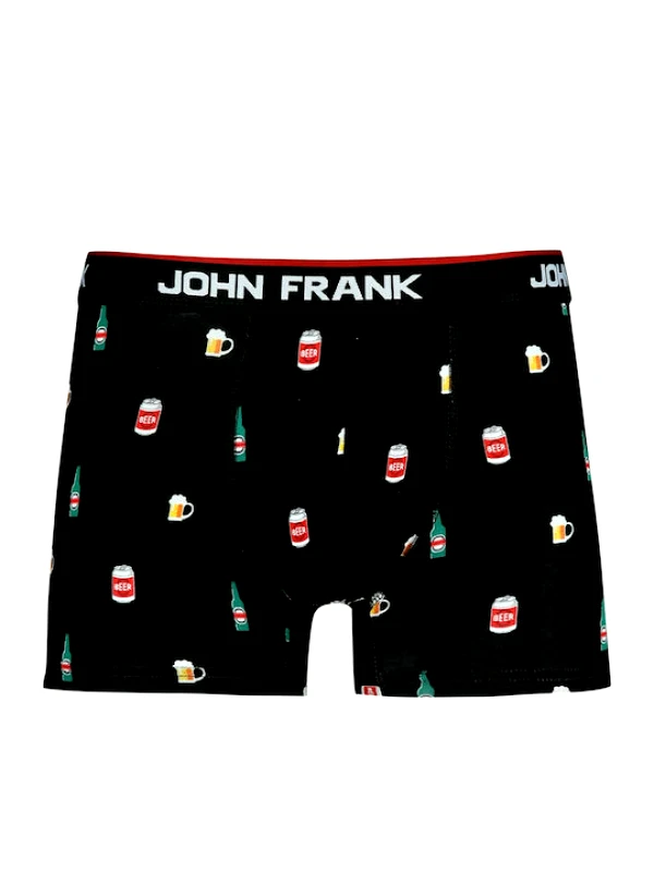 John Frank John Frank Drinks Ανδρικό Μποξεράκι JFBD304 Μαύρο