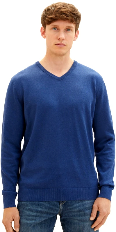 Tom Tailor Tom Tailor Ανδρικό Πλεκτό Basic V-Neck Sweater 1027665-32618 Ραφ