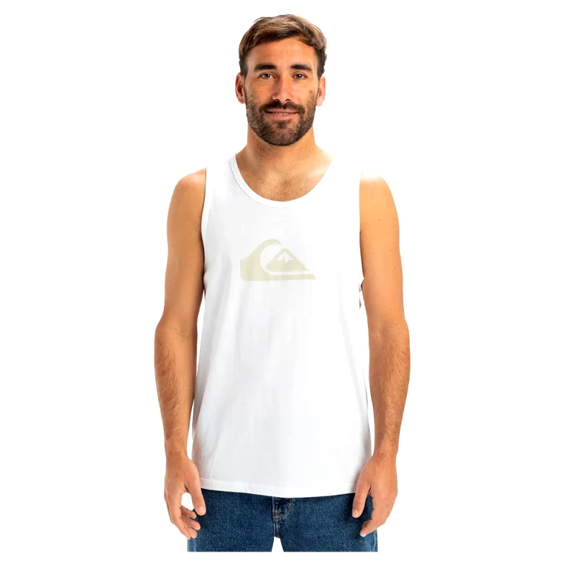 Quiksilver Ανδρική Αμάνικη Μπλούζα Quiksilver Ev Comp Logo Tank EQYZT08041-WBB0 Εκρού
