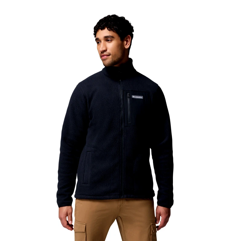 Columbia Columbia Ανδρική Ζακέτα Jasper Ridge™ Pebbled Full Zip Fleece 2142421-010 Μαύρο