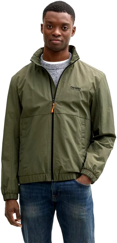 Tom Tailor Tom Tailor Ανδρικό Μπουφάν Jacket Stand-Up Collar 1043830-23802 Πράσινο