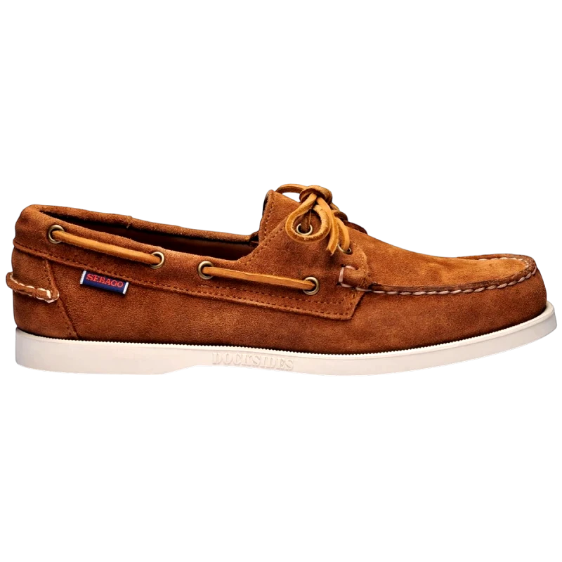 Sebago Sebago Ανδρικά Παπούτσια Δερμάτινα Ιστιοπλοικά Portland Flesh Out L7111PTW-907R Καφέ