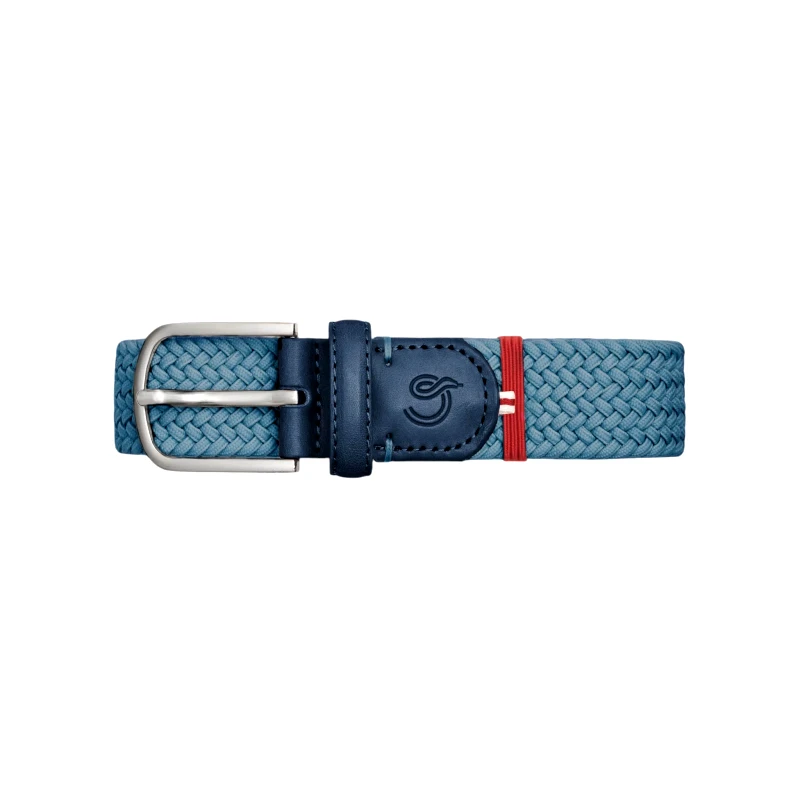 La Boucle La Boucle Ανδρική Ζώνη Πλεκτή Lake Como B10-100130 Provincial Blue
