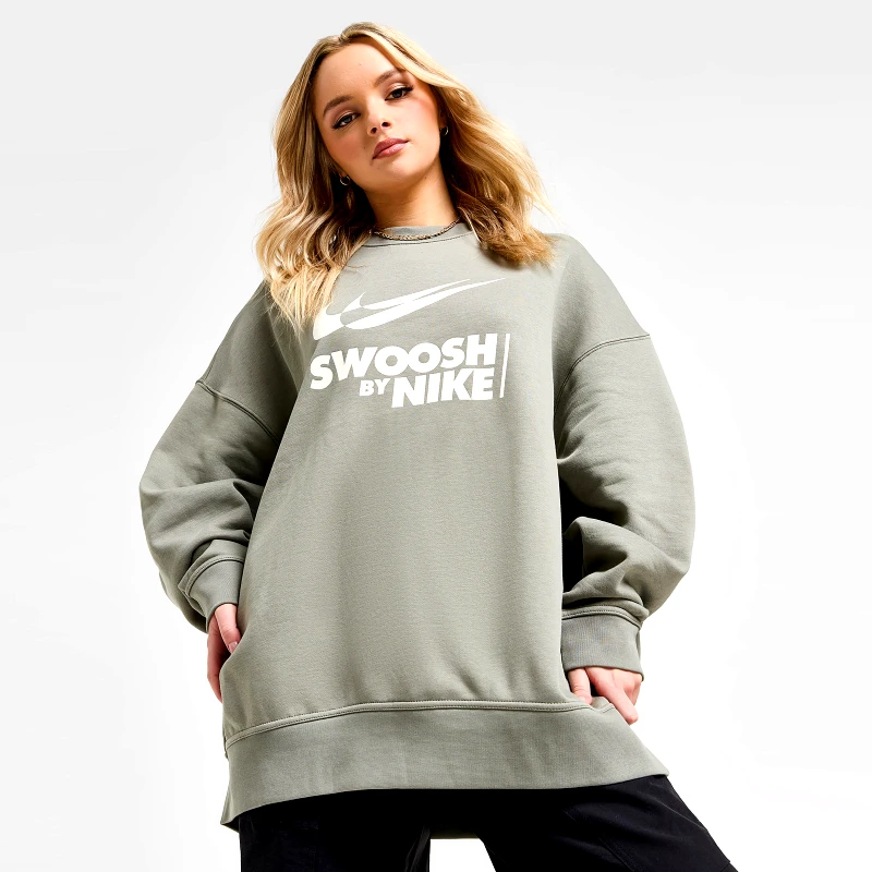 Nike Nike Swoosh Oversized Crew Γυναικείο Φούτερ (9000174121_75173)