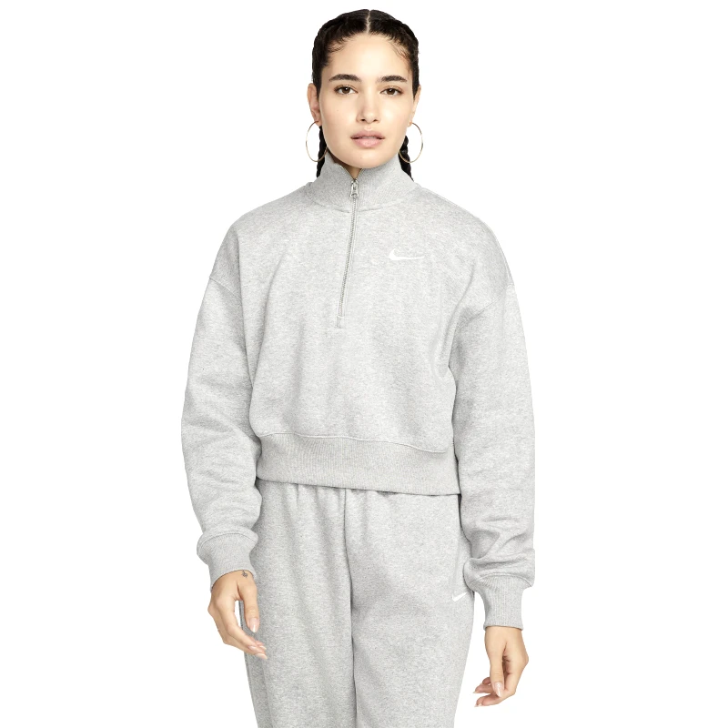Nike Nike W Nsw Phnx Flc Qz Crop (9000190750_13858)