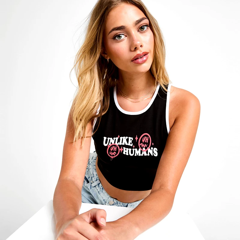 Unlike Humans Unlike Humans Γυναικεία Αμάνικη Μπλούζα (9000243584_1469)