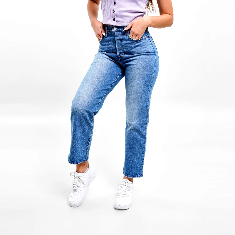 Levi's Levi's Ribcage Straight Ankle Γυναικείο Τζιν Παντελόνι (9000152775_26105)