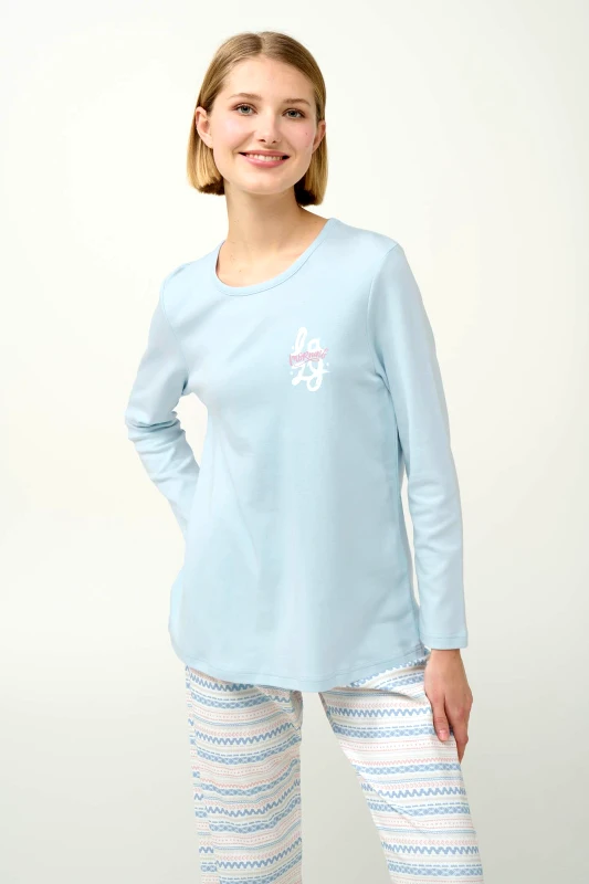 Vamp Vamp Χειμερινή Γυναικεία Βαμβακερή Πυτζάμα