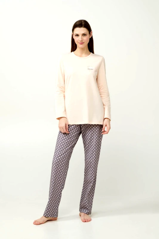 Vamp Vamp Γυναικεία Βαμβακερή Φόυτερ Πυτζάμα