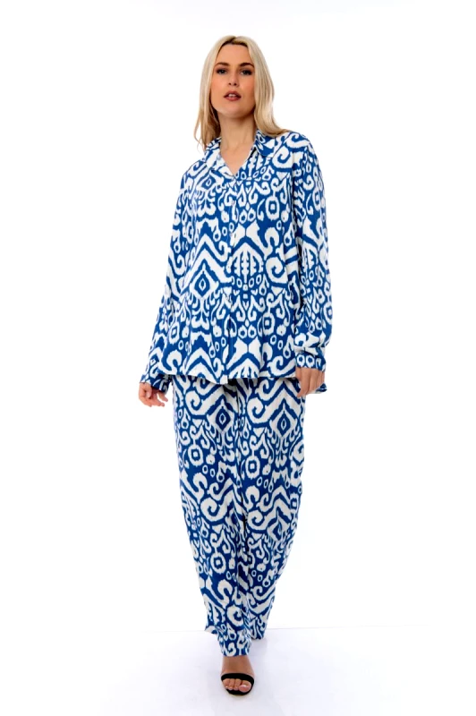 ECSTASY ΣΕΤ ΠΟΥΚΑΜΙΣΑ & ΠΑΝΤΕΛΟΝΑ ΕΜΠΡΙΜΕ Μπλε