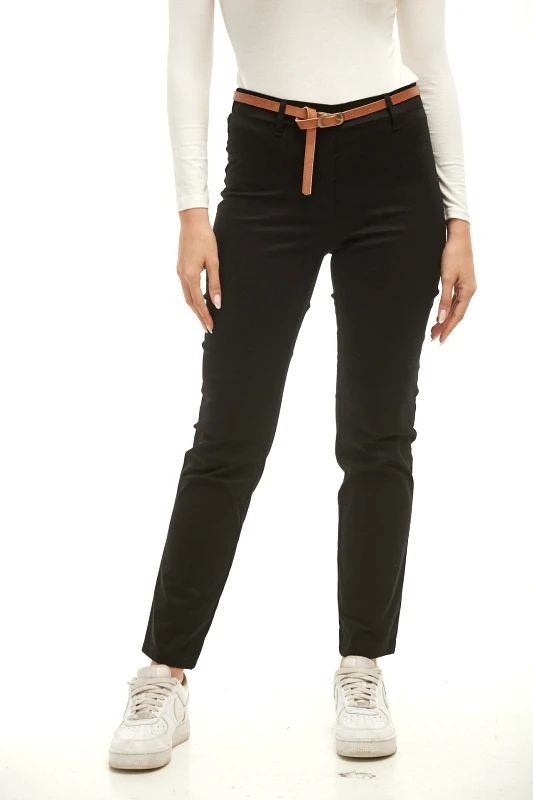 Donna Martha ΠΑΝΤΕΛΟΝΙ ΜΕ ΖΩΝΗ Μαύρο