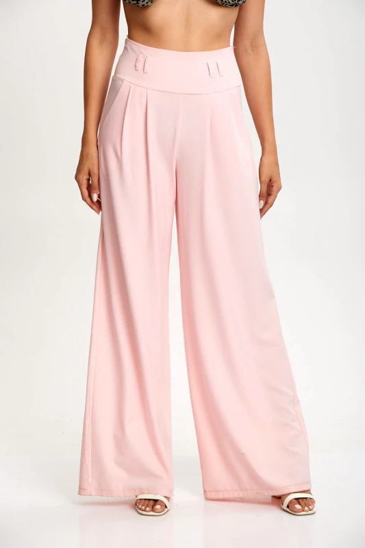 Lipsy ΠΑΝΤΕΛΟΝΑ ΜΕ ΜΠΑΣΚΑ Ροζ