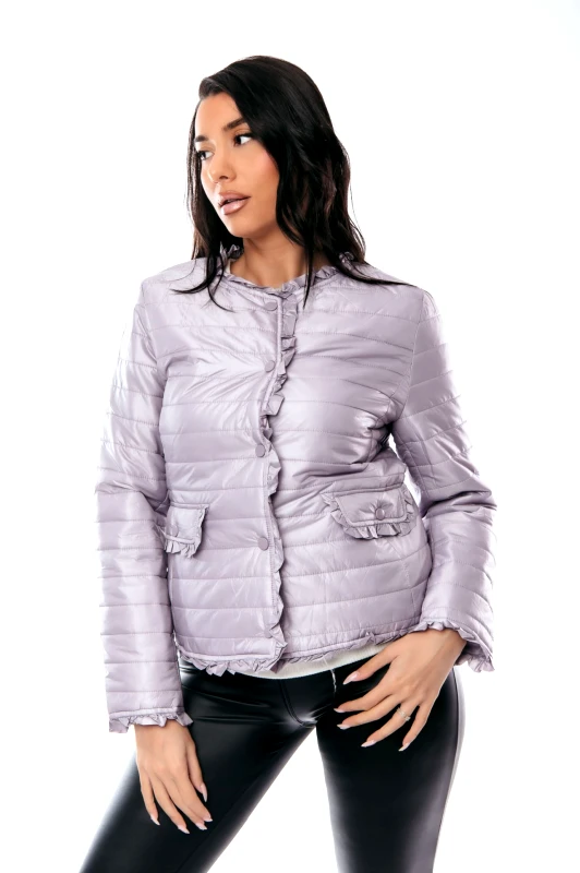 Dress Up ΜΠΟΥΦΑΝ ΚΑΠΙΤΟΝΕ ΜΕ ΚΟΥΜΠΙΑ Λιλά