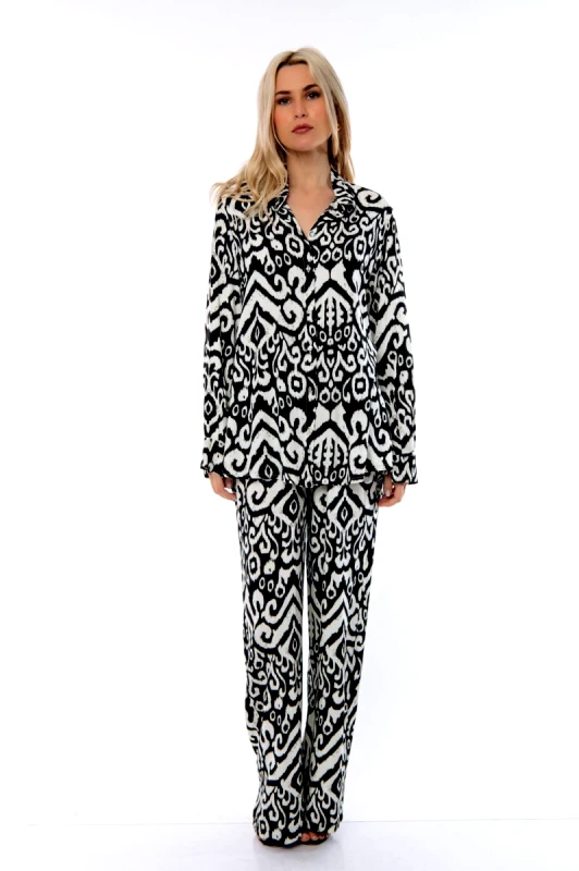 ECSTASY ΣΕΤ ΠΟΥΚΑΜΙΣΑ & ΠΑΝΤΕΛΟΝΑ ΕΜΠΡΙΜΕ Μαύρο