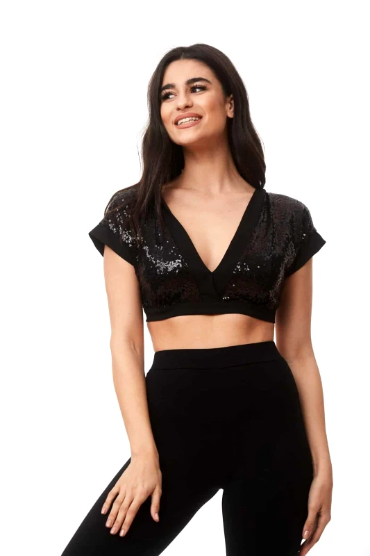 Dress Up ΜΠΛΟΥΖΑ ΠΑΓΙΕΤΑ ΜΑΥΡΗ Mαύρο