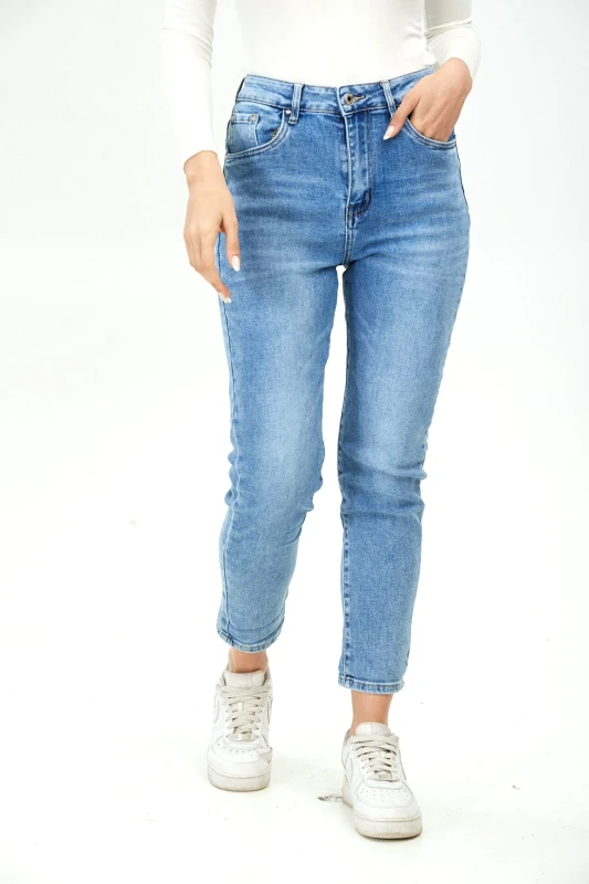 Boutique ΠΑΝΤΕΛΟΝΙ ΤΖΙΝ ΕΛΑΣΤΙΚΟ 3/4 Μπλε