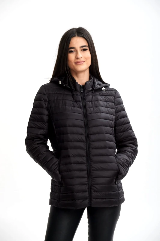 Boutique ΜΠΟΥΦΑΝ ΜΕ ΚΟΥΚΟΥΛΑ ΠΟΥ ΑΦΑΙΡΕΙΤΑΙ ΜΑΥΡΟ Μαύρο