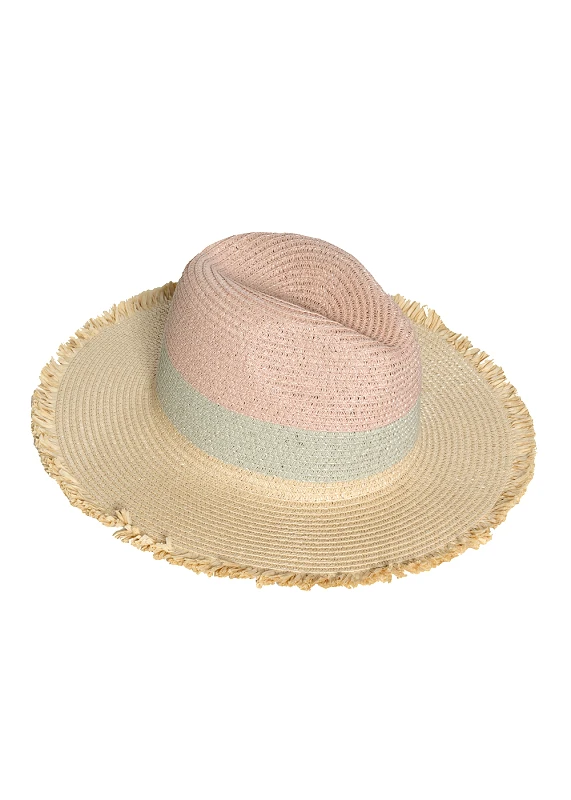 Interhat Beige, turquoise and pink hat Μπεζ
