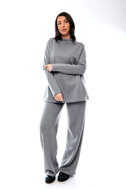 Dress Up ΣΕΤ ΜΠΛΟΥΖΑ ΚΑΙ ΠΑΝΤΕΛΟΝΑ LUREX Ασημί