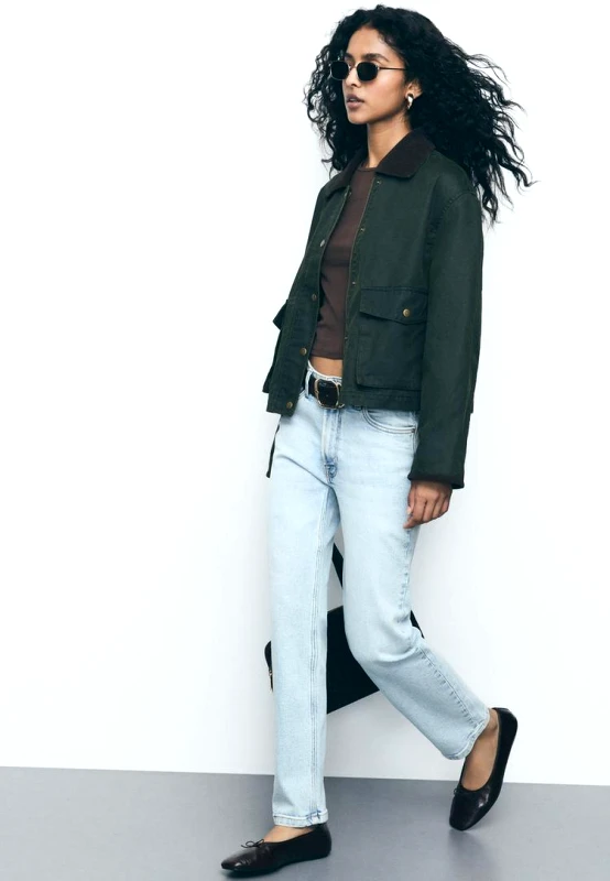 Stradivarius Stradivarius 1465 Τζιν Mom Slim Fit Γαλάζιο 32