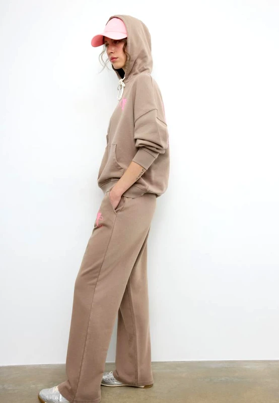 Stradivarius Stradivarius Παντελόνι Jogger Με Εφέ Ντεκαπαρισμένου Υφάσματος 0-428 L