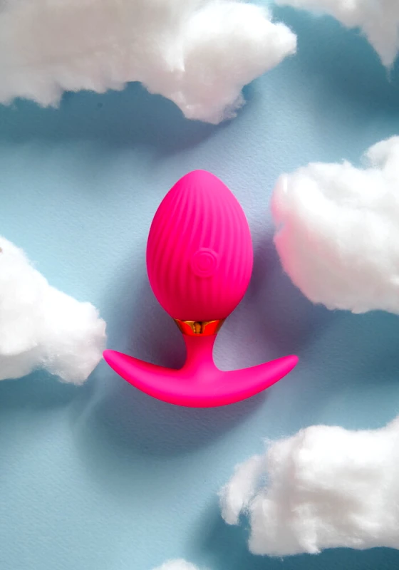 Sweetvibes Πρωκτικός Δονητής Stripy Egg App Control - Φούξια