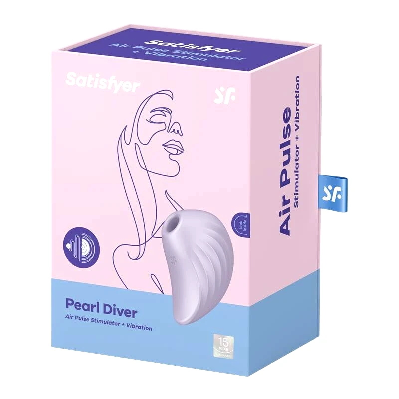 Sweetvibes Δονητής κλειτορίδας SATISFYER Clitoris Sucker Pearl Driver Violet - Λιλά