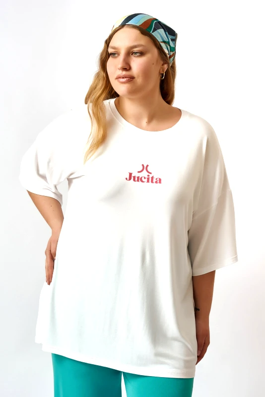 JUCITA Oversized T-shirt Jucita TM Ροζ