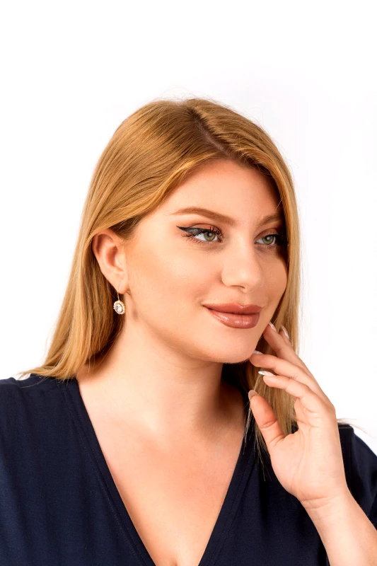 JUCITA Σκουλαρίκια Megan Χρυσό