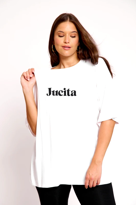 JUCITA Oversized T-shirt Jucita Μαύρο