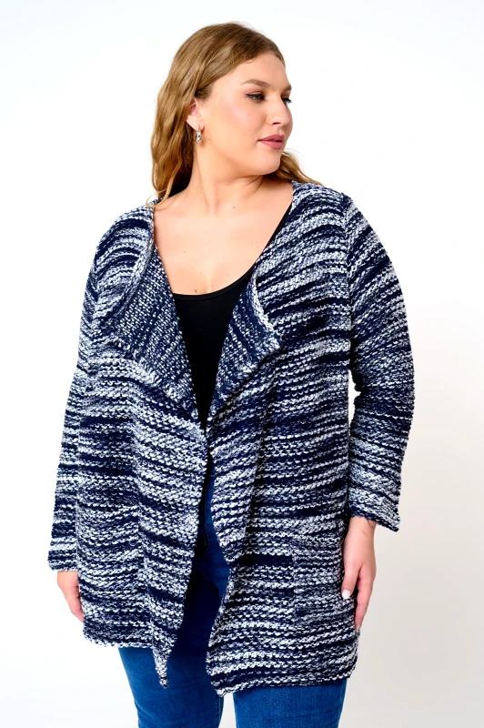 JUCITA Ζακέτα Πλεκτή με Μύτες Hazel