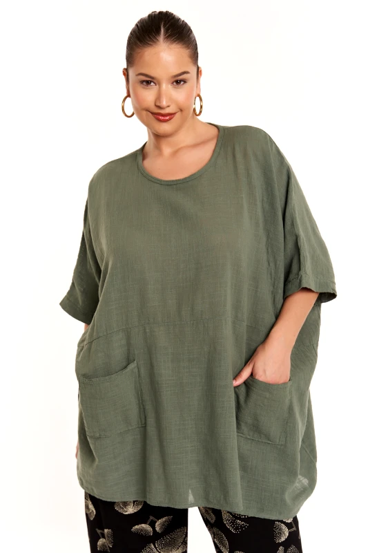 JUCITA Μπλούζα Monica Χακί